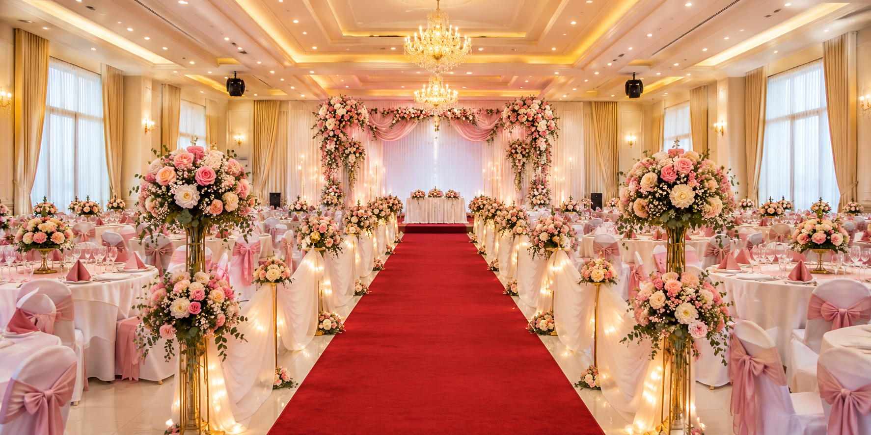 Không gian tiệc cưới, tiệc banquet